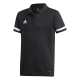 adidas-t19-polo-youth-girls-black -vorne